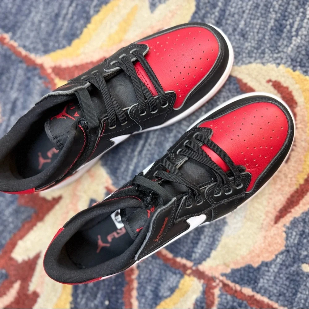 Air Jordan Sneakers 1 LOW GYM FlyEase Alternate Bred‎ Toe size: 7Y or 8.5W NIKE